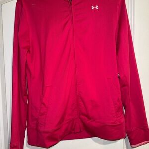 Under Armour Pink Jacket Lightweight Athletic Style